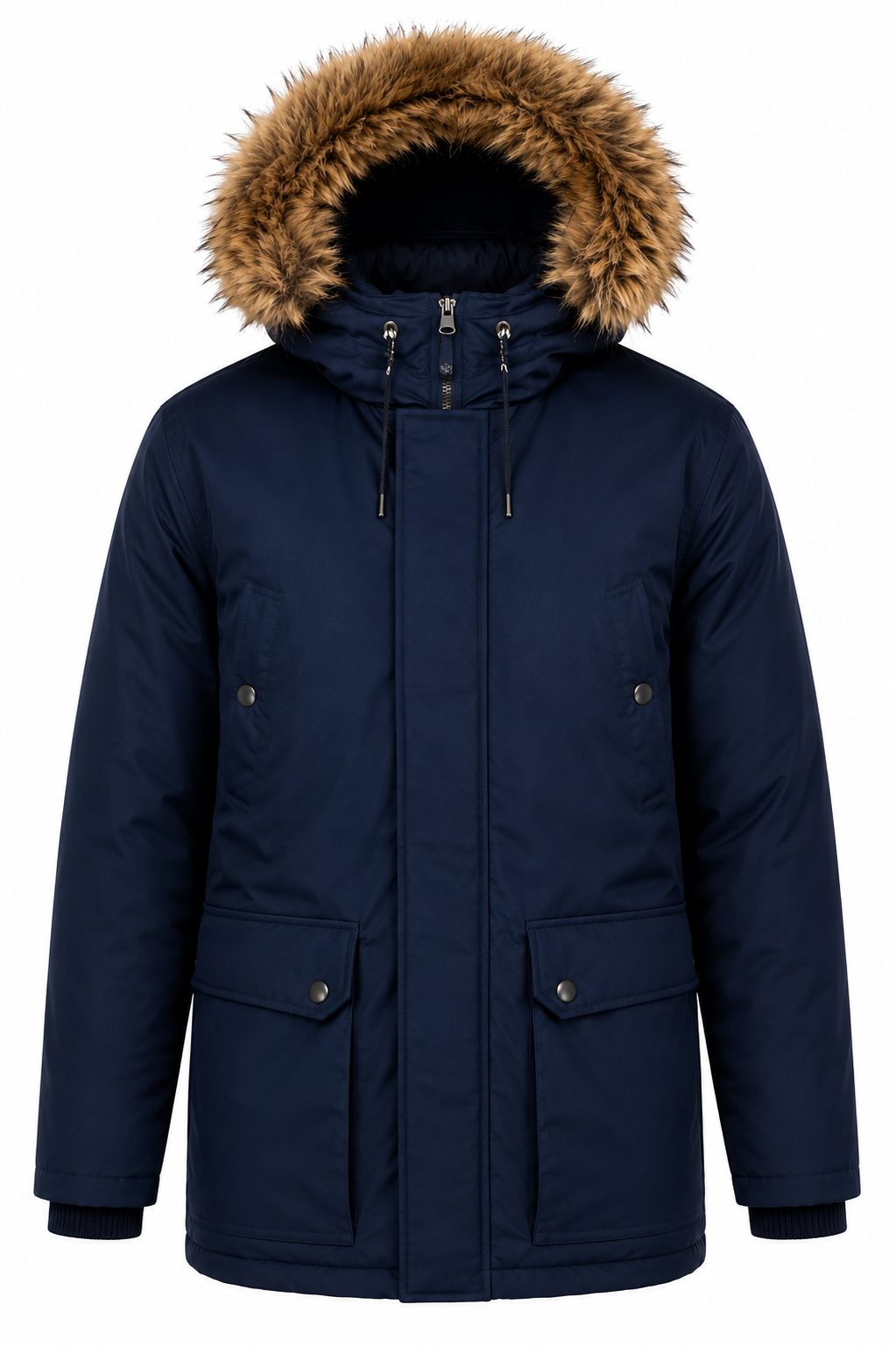 WINTER PARKA kapucnis télikabát - Sötétkék