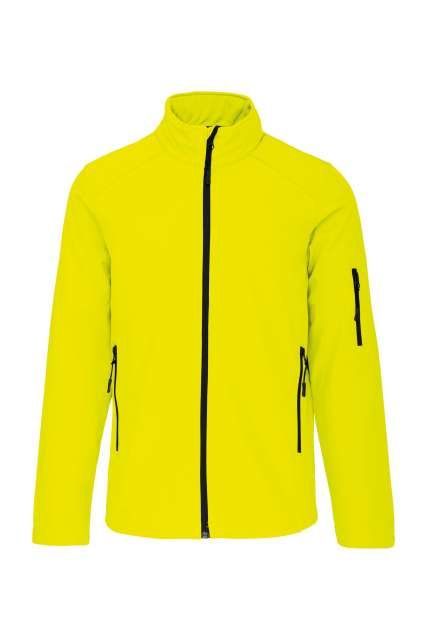 Férfi softshell dzseki - Neonsárga
