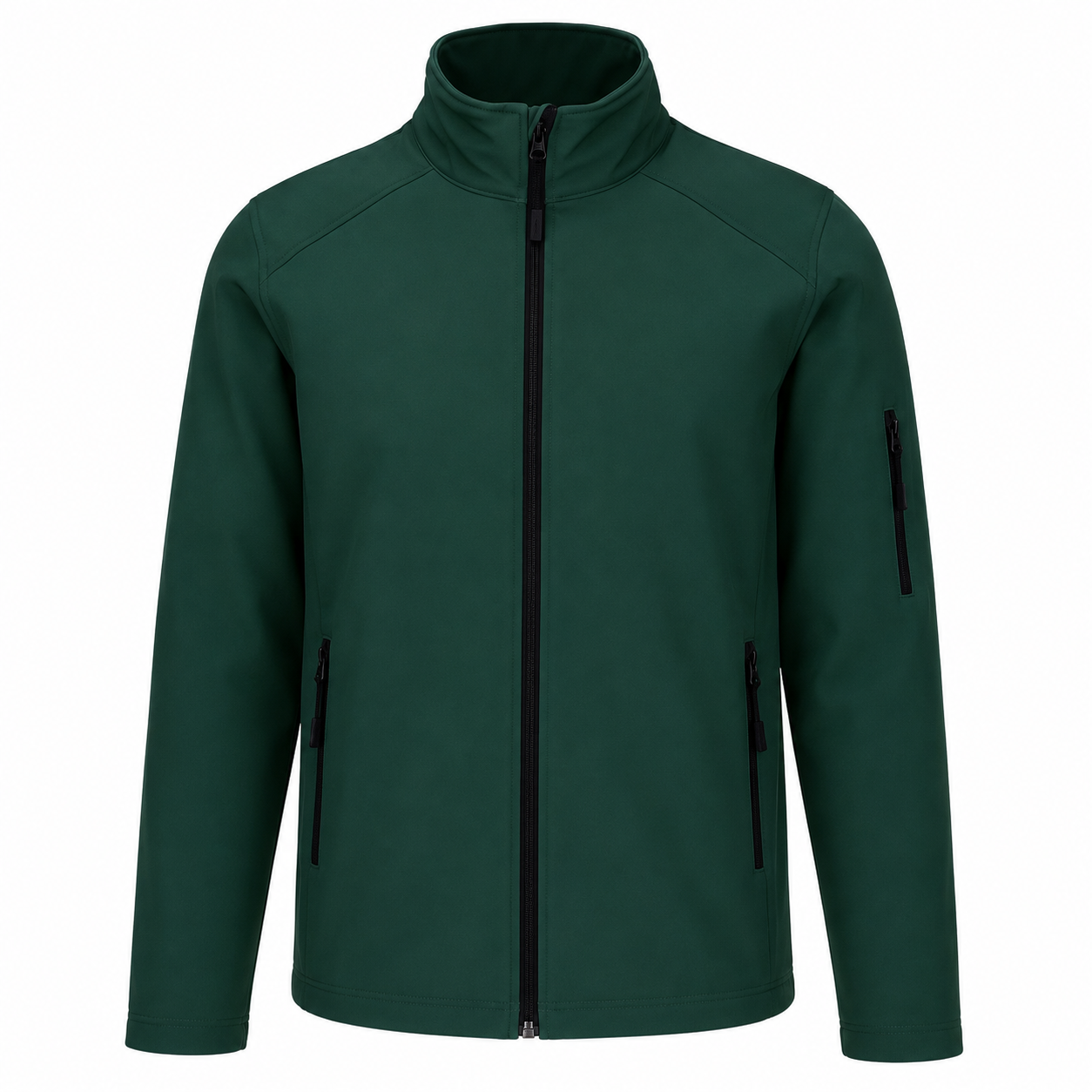 Férfi softshell dzseki - Sötétzöld