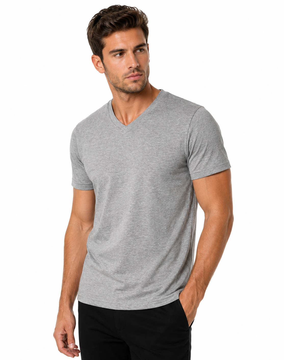 Heavy V-neck unisex r.u póló