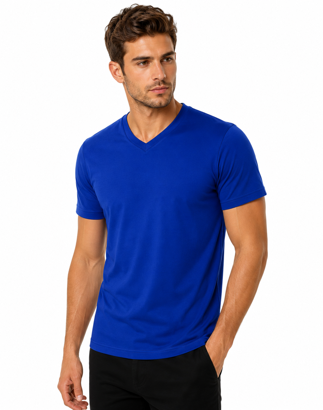 Heavy V-neck unisex r.u póló
