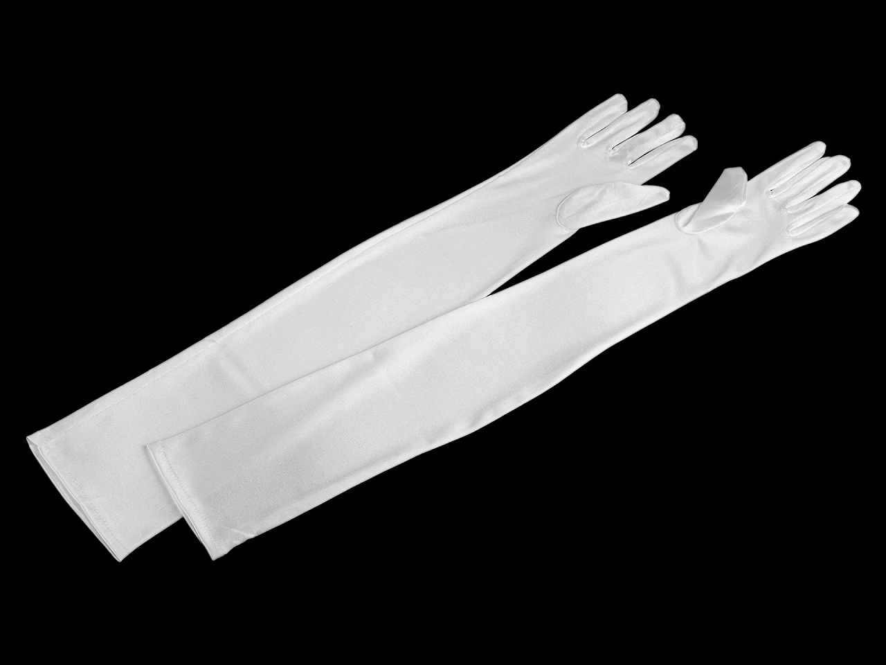 Hosszú szatén kesztyű - 60 cm