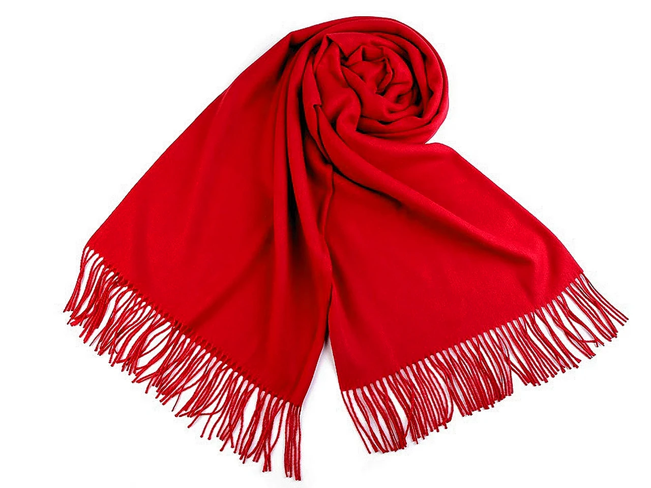 Pashmina típusú sál rojtokkal