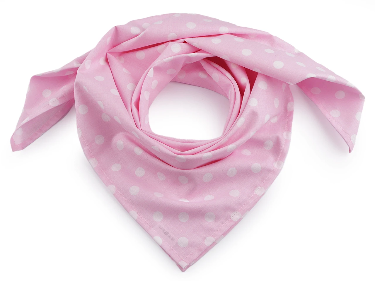 Pöttyös pamut kendő