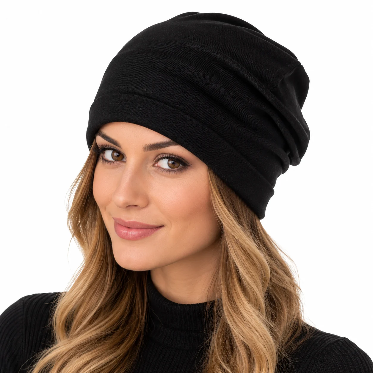 Női pamut beanie sapka