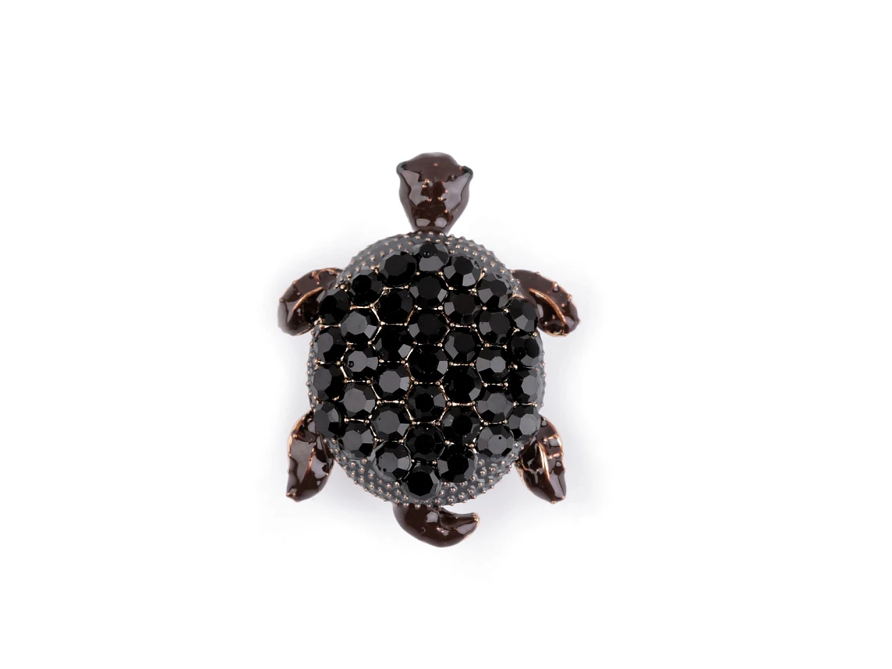 Bross strasszkövekkel - Teknősbéka