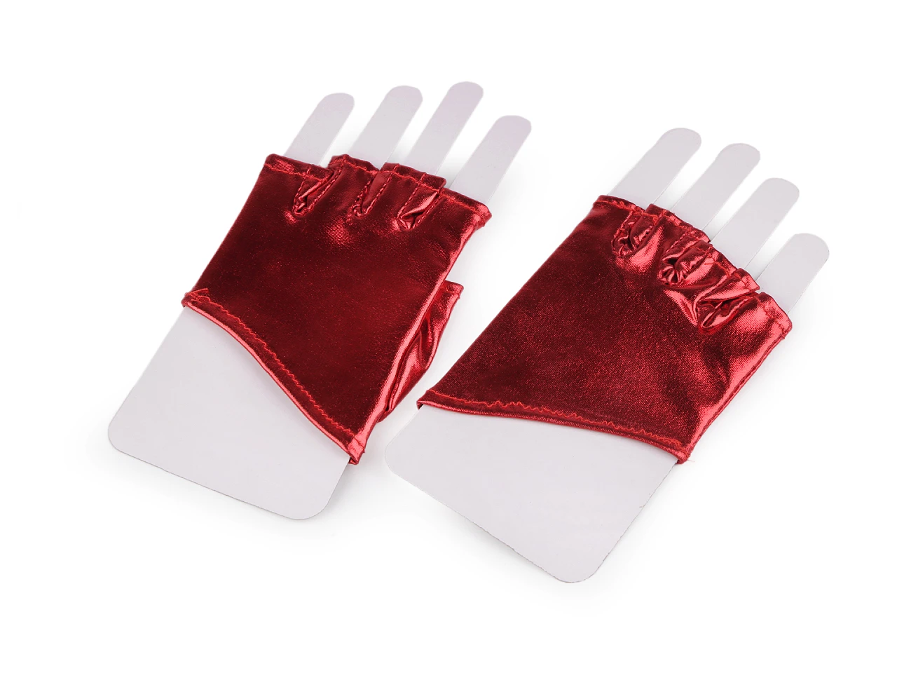 Újjatlan kesztyű latex imitáció
