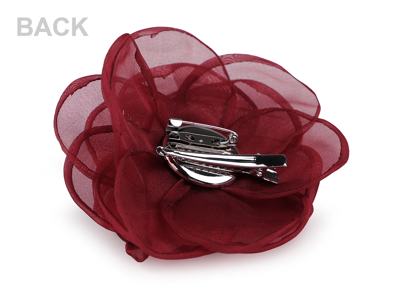 Bross organza virág
