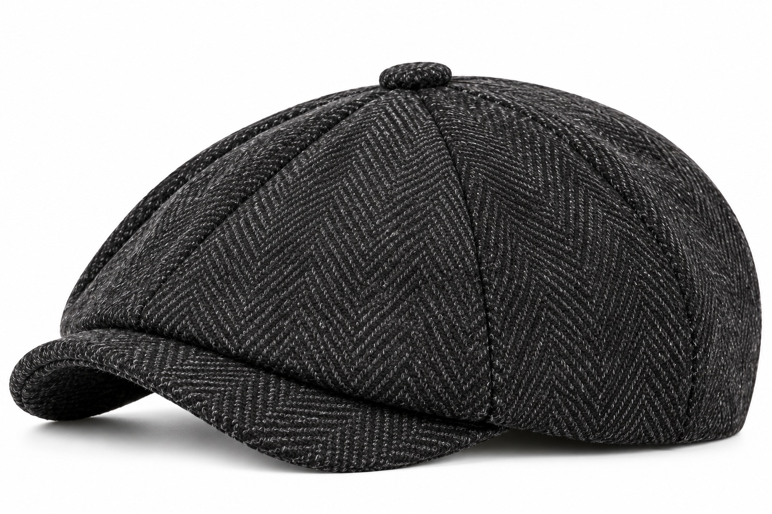 Téli Gatsby sapka - Sötétszürke