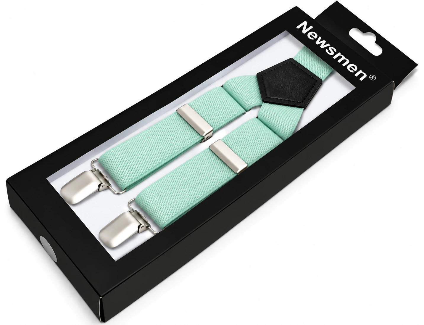 NM Díszdobozos unisex nadrágtartó - Menta