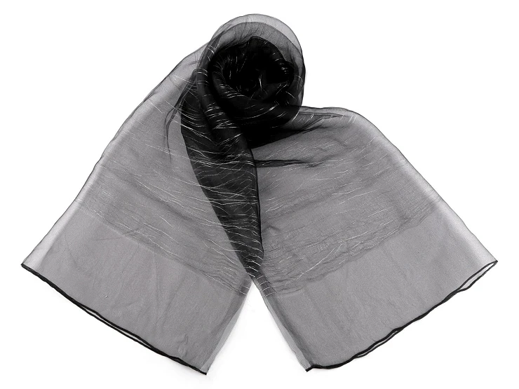 Női sál lurex selyemmel