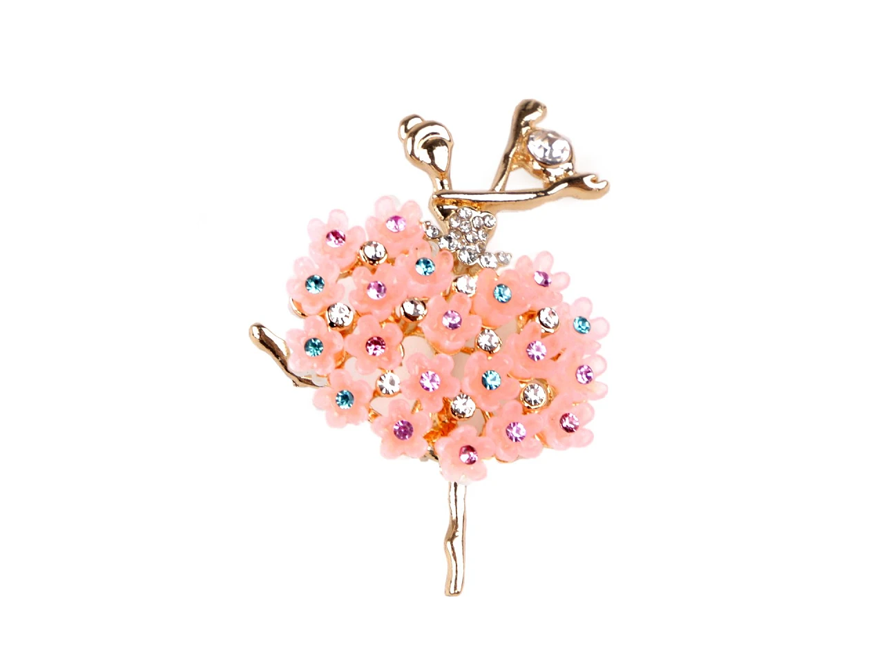Bross csiszolt kövekkel - Balerina